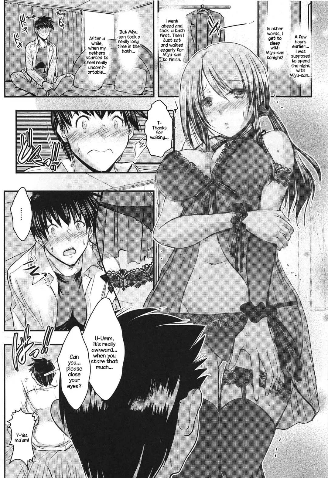 [Takei Tsukasa] Mifune-san to Ippai Kiss o Shite Naisho no | Secretly Kissing a Lot with Mifune-san Fhentai - Page 3