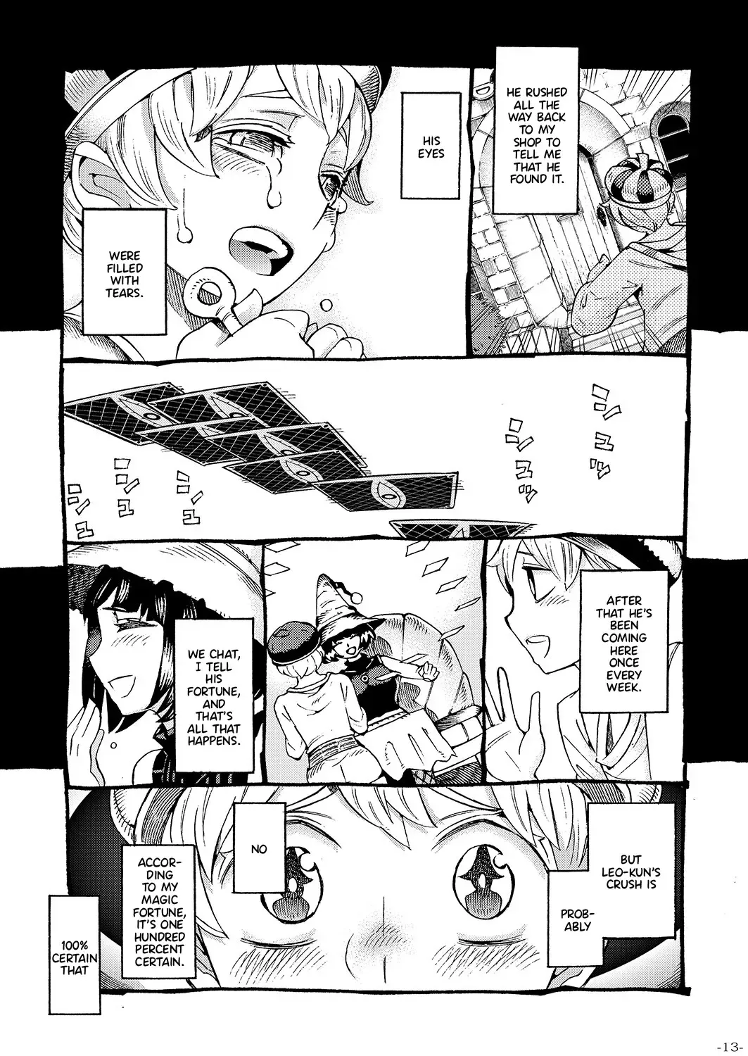 [Nishi Yoshiyuki] Majo wa Kekkyoku Sono Kyaku to... | The Witch Ended Up... Fhentai - Page 12