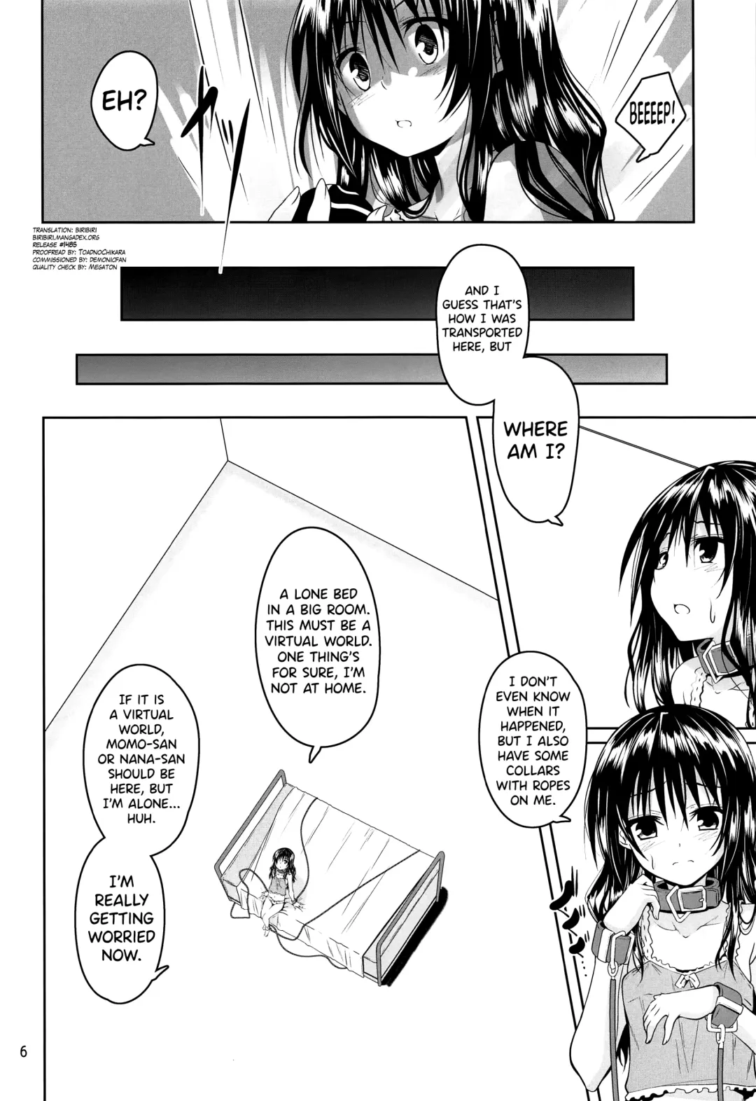 [Fumihiro] Kousoku Sareta Mikan ga Choukyou Game Clear o Ganbaru Hanashi | How a bonded Mikan does her best to clear a sexual training game Fhentai.net - Page 5