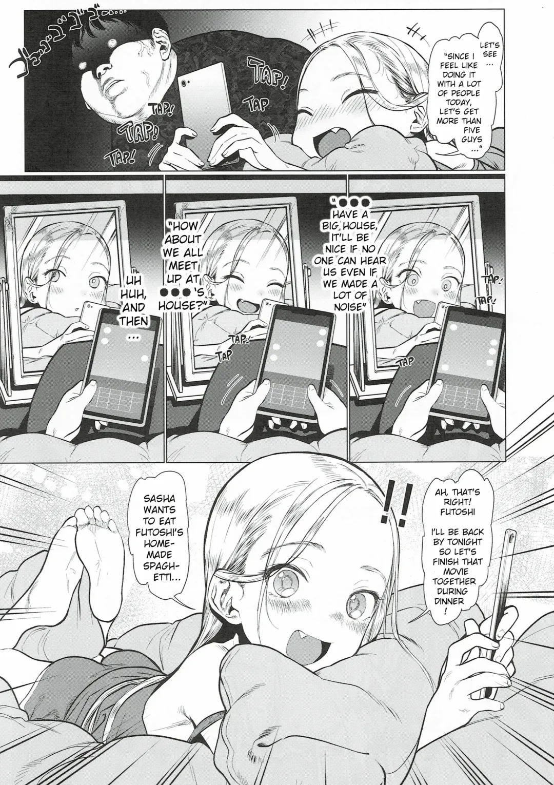 [Haguhagu] Sasha-chan to Asa kara Love Love Noumitsu Ecchi no Yatsu Fhentai - Page 10