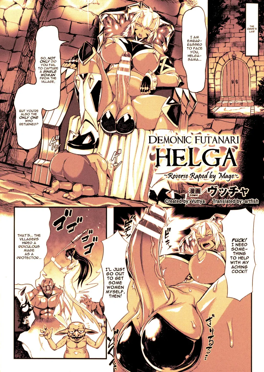 [Vuttya] Futanari Inki Helga ~Madoushi ni Gyaku Rape~ Fhentai - Page 2