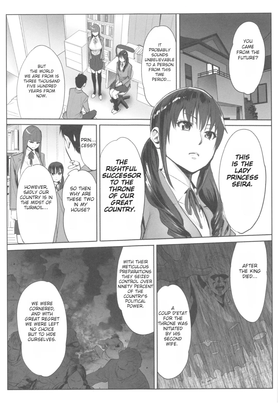 [Katsura Airi] Ohime-sama to 1000-kai Yaranakya Mirai ga Yabai!! Ch. 1 Fhentai - Page 9