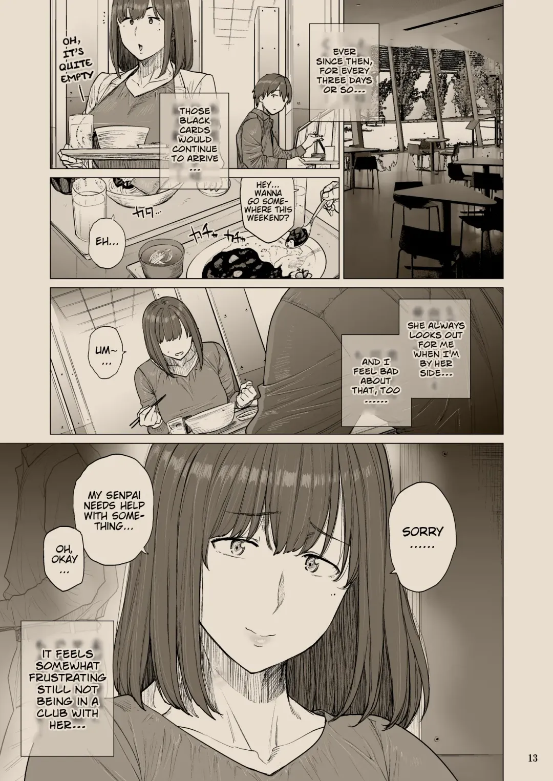 [Etuzan Jakusui] B.S.S.² -Boku ga Saki ni Suki datta no ni Bijin de Kashiko na Osananajimi ga Senpai no Circle no Tetsudai de Suki Houdai Sareteita Hanashi- Fhentai - Page 12