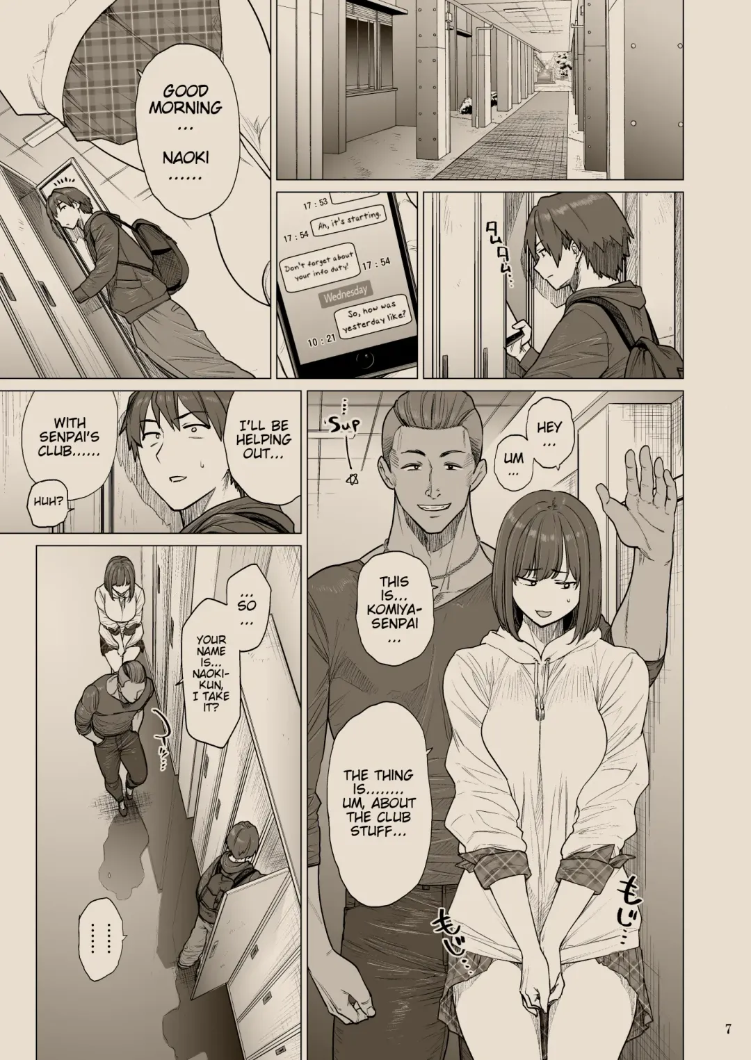 [Etuzan Jakusui] B.S.S.² -Boku ga Saki ni Suki datta no ni Bijin de Kashiko na Osananajimi ga Senpai no Circle no Tetsudai de Suki Houdai Sareteita Hanashi- Fhentai - Page 6