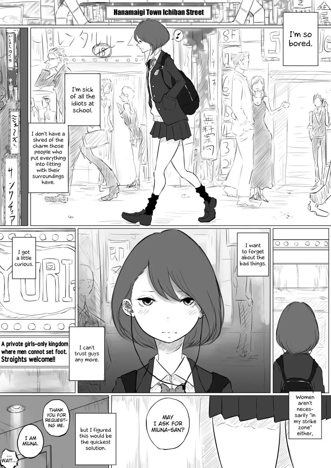 Read [Pandacorya] Sousaku Yuri: Les Fuuzoku Ittara Tannin ga Dete Kita Ken | I Went to a Lesbian Brothel and My Teacher Was There - Fhentai.net