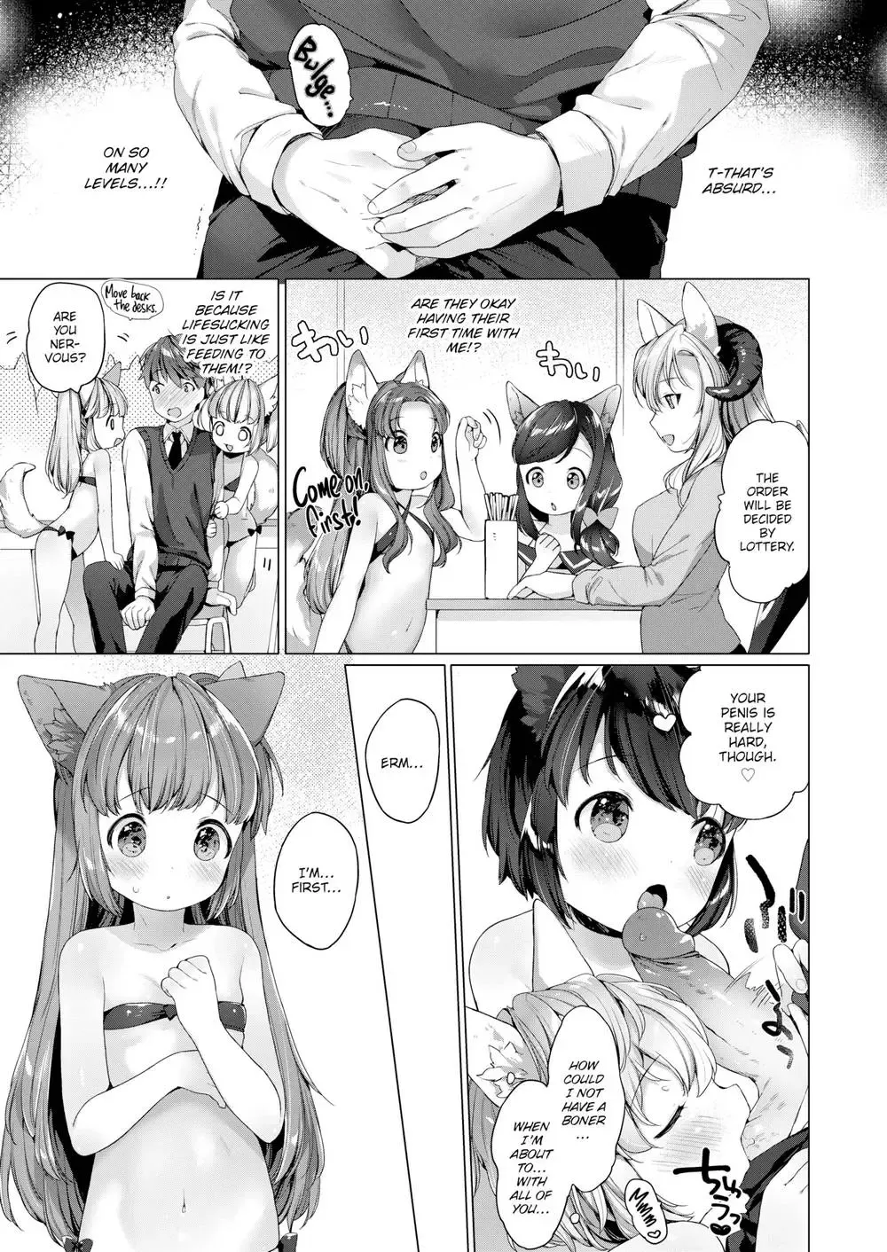 [Mutou Mato] Lil’ Devil Academy Sex Ed Life #03 - Koakuma wa Shoudoubutsu - Sweet devils as my pets Fhentai.net - Page 5