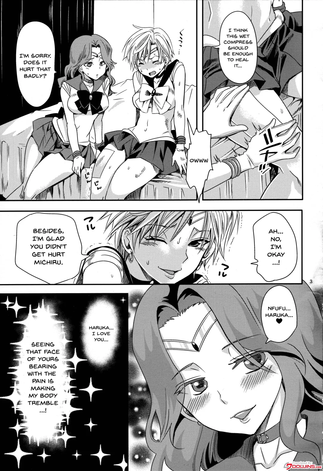 [Yu-ri] Idol Senshi ni Oshioki! ~Uranus no Junan Hen~ | Punishment For An Idol Soldier! ~Uranus Passion Edition~ Fhentai.net - Page 2