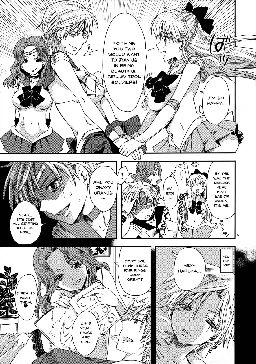 [Yu-ri] Idol Senshi ni Oshioki! ~Uranus no Junan Hen~ | Punishment For An Idol Soldier! ~Uranus Passion Edition~ Fhentai.net - Page 4