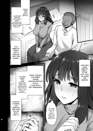 [Abe Inori] Rental Tanetsuke Oji-san 2 ~Hitozuma to Tanetsuke Oji-san no Ikkagetsu Yarimakuri Seikatsu~ Fhentai.net - Page 7