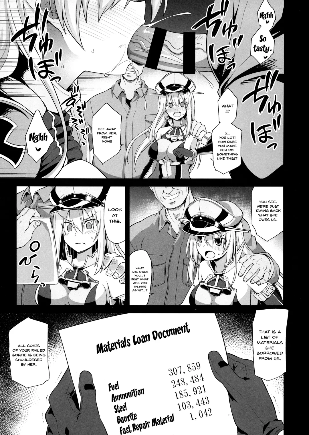 [Kokutou Nikke] Kanmusu Chakunin Prinz Eugen & Bismarck Shussan Hensai Botai Teikyou Fhentai - Page 5