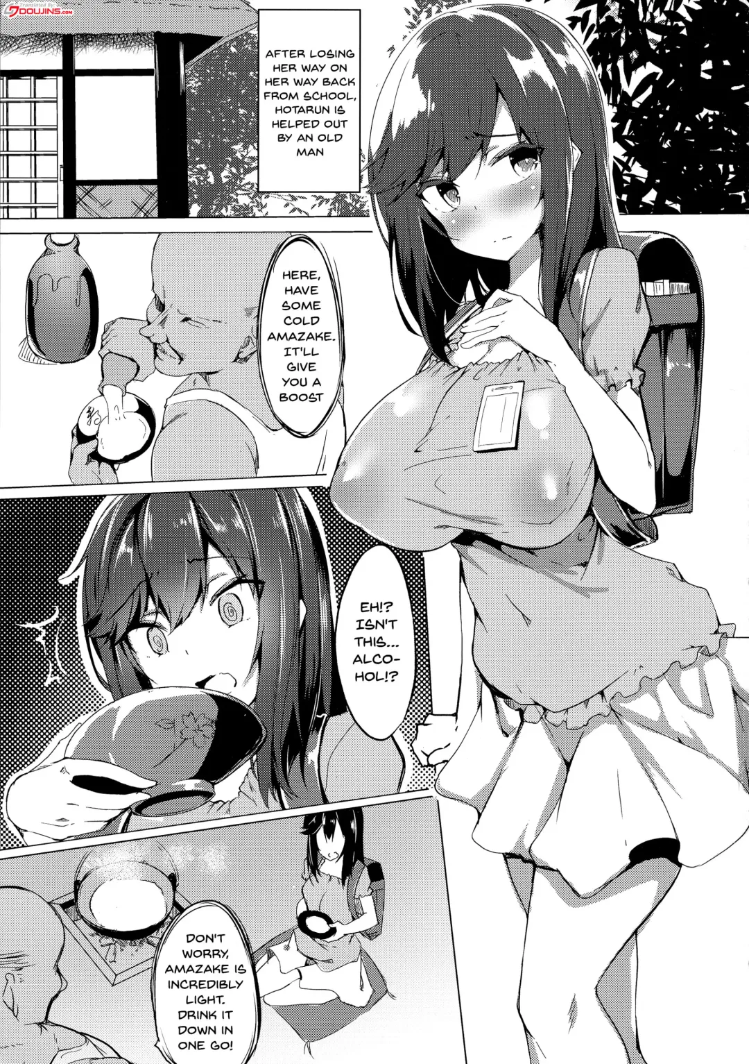 [Fuji-han] Hotarun Hajimete no Osake Fhentai - Page 2
