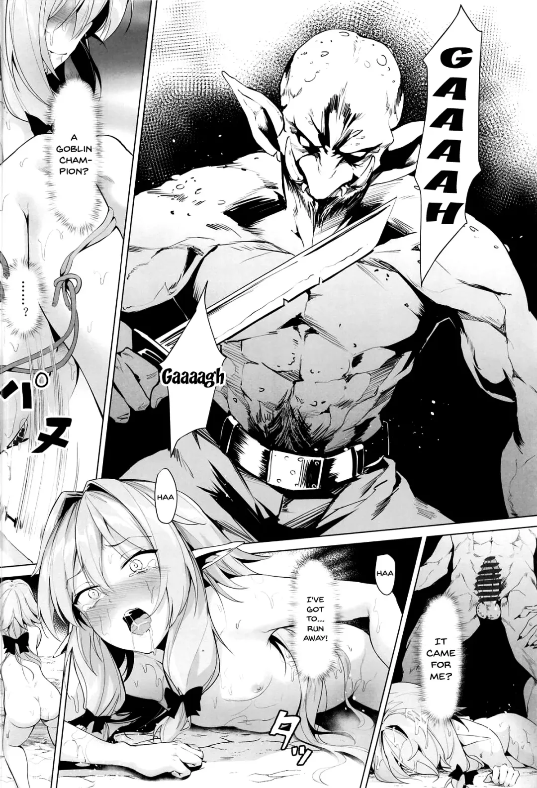 [Oniharigusa] Moshi Onna Seirei ga Goblin ni Tsukamattara... Fhentai - Page 17