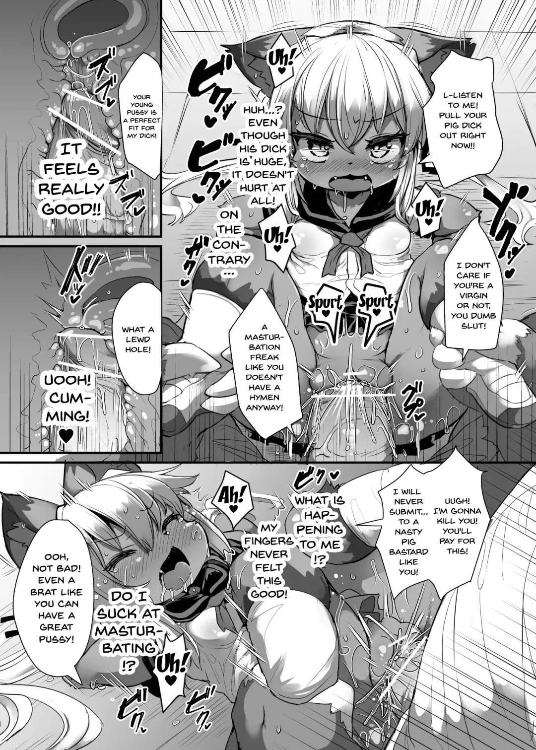 [Ro] Kemo-Loli JC ga Chinpo Nanka ni Makeru Wake ga Nai! Fhentai - Page 9