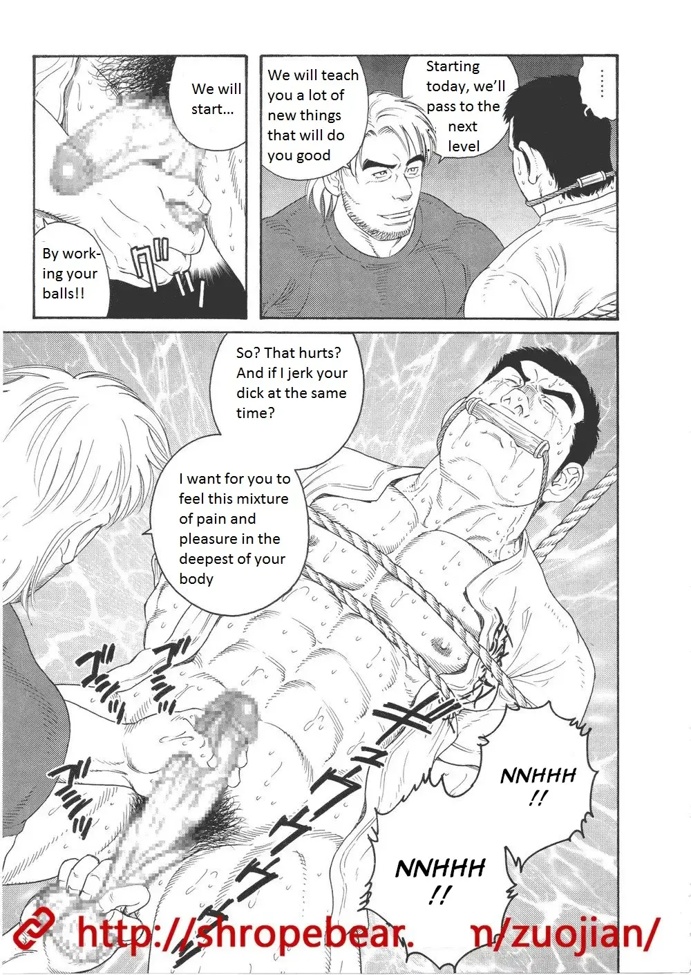 [Tagame Gengoroh] Dorei Choukyou Gasshuku | Slave Training Summer Camp Fhentai - Page 111