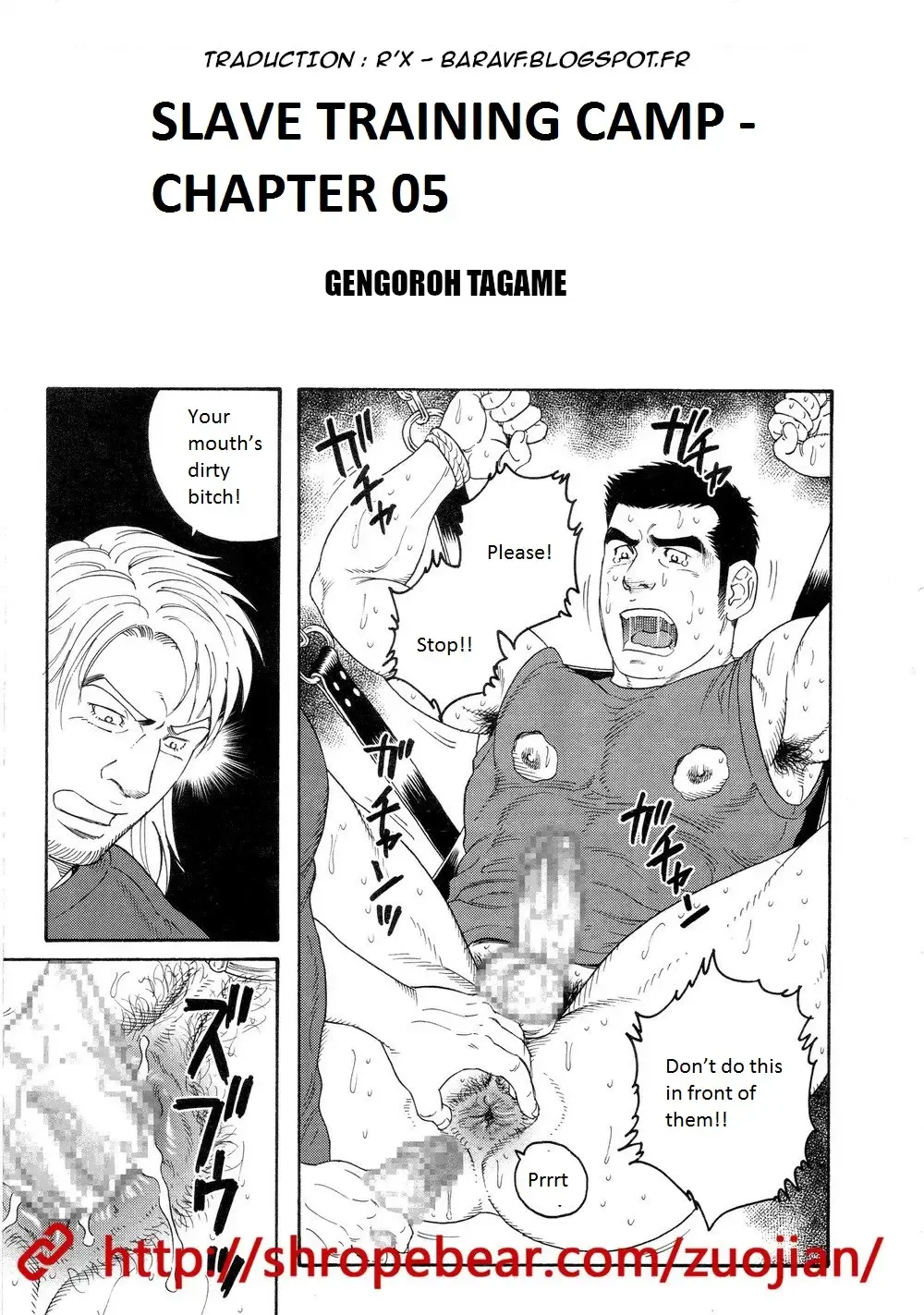 [Tagame Gengoroh] Dorei Choukyou Gasshuku | Slave Training Summer Camp Fhentai - Page 65