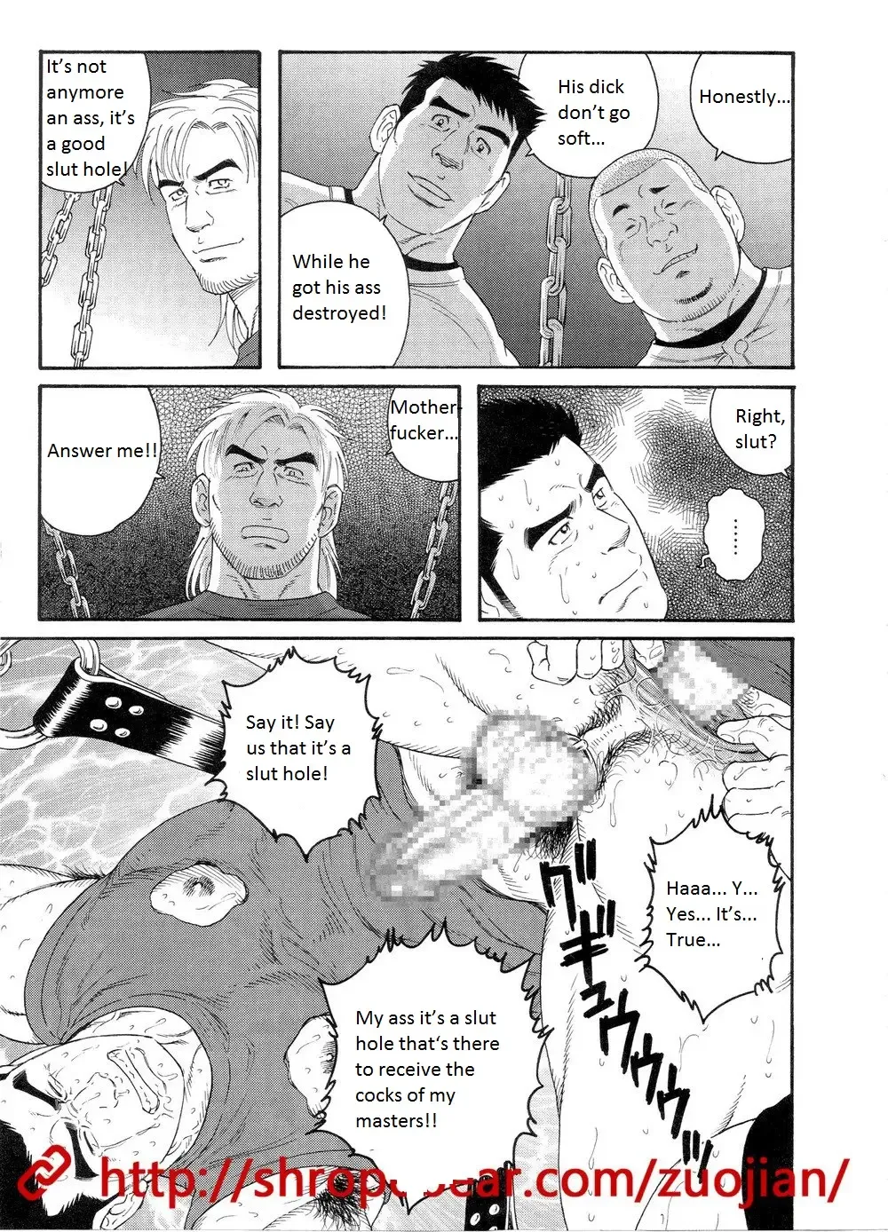 [Tagame Gengoroh] Dorei Choukyou Gasshuku | Slave Training Summer Camp Fhentai - Page 67