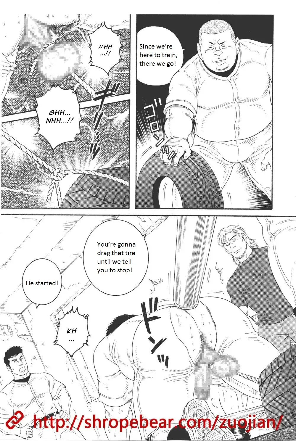 [Tagame Gengoroh] Dorei Choukyou Gasshuku | Slave Training Summer Camp Fhentai - Page 77