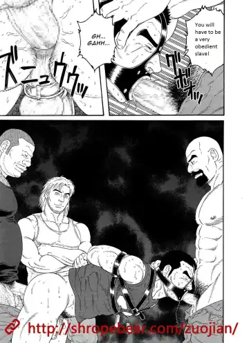 [Tagame Gengoroh] Dorei Choukyou Gasshuku | Slave Training Summer Camp Fhentai - Page 21