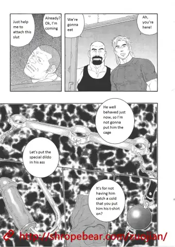 [Tagame Gengoroh] Dorei Choukyou Gasshuku | Slave Training Summer Camp Fhentai - Page 53