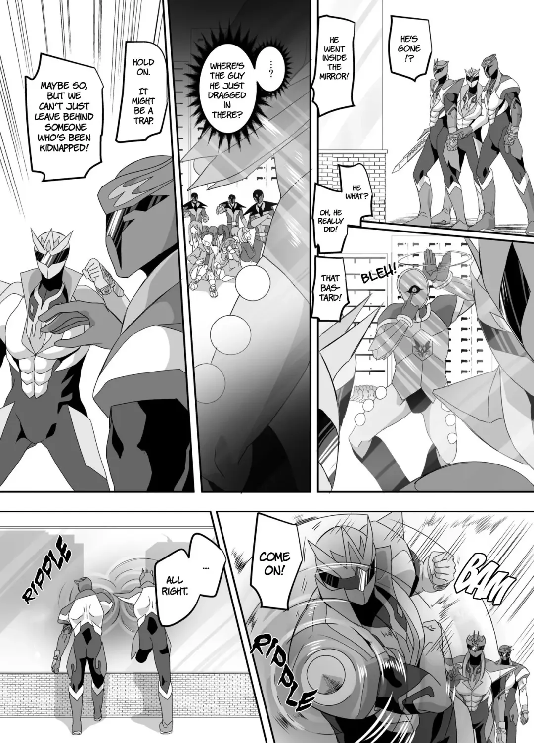 [Kouji] Saikyou no Seigi no Hero wa Kagami no Naka de wa Saijaku no Kaijin | The Strongest Hero of Justice is the Weakest Villain in the Mirror Fhentai - Page 6