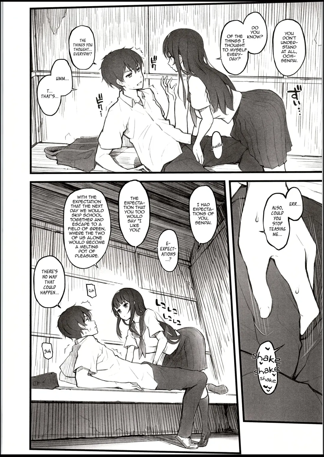 [Morimiya Masayuki] Natsu no Hi, Kouhai to, Bus-tei de. | On a Summer Day, with My Kouhai, at the Bus Stop. Fhentai.net - Page 7