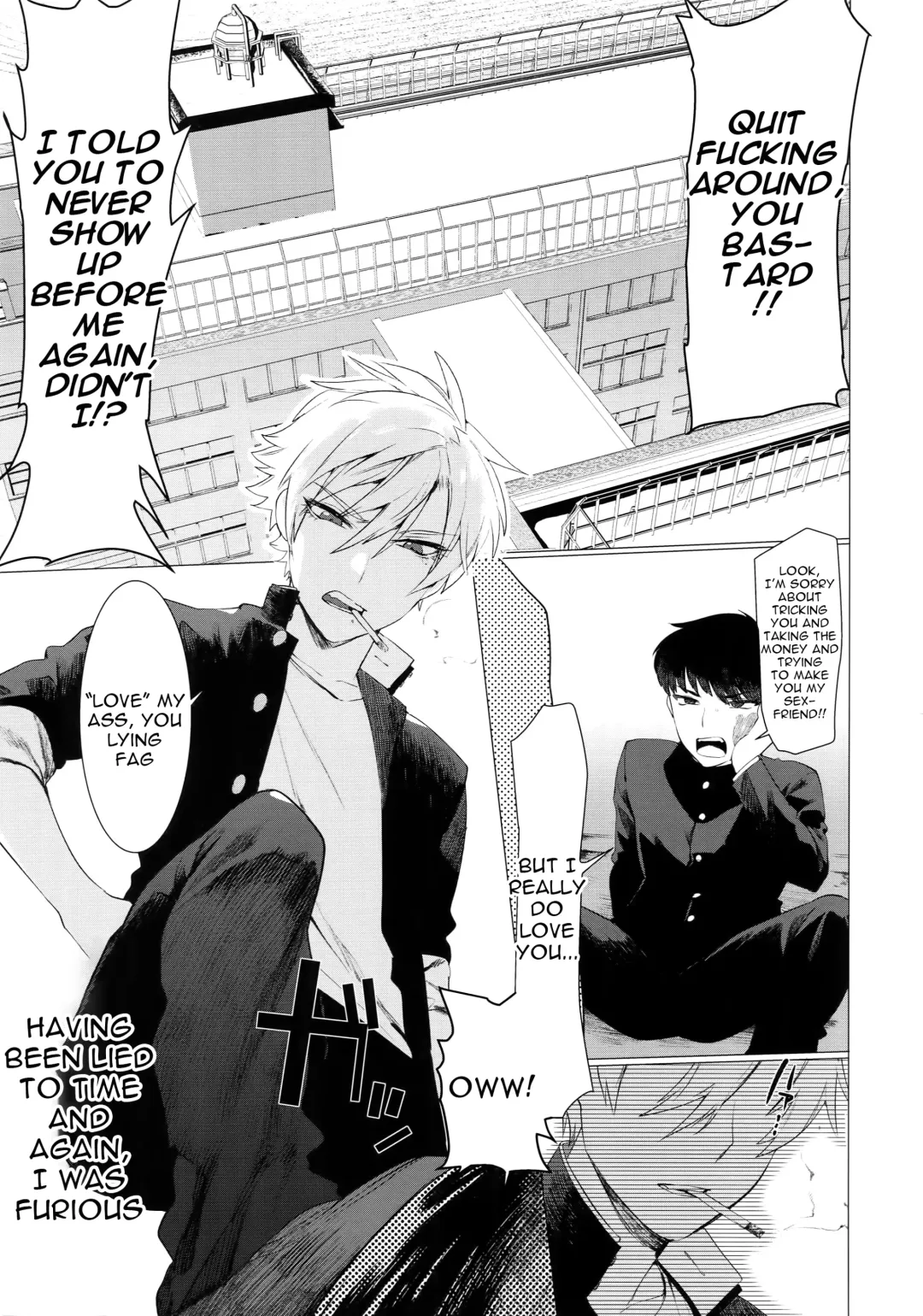 [Hontoku] Binchiku Ketsudeka Yankee-kyun | The Little Delinquent With Sensitive Nips and a Huge Ass Fhentai - Page 2