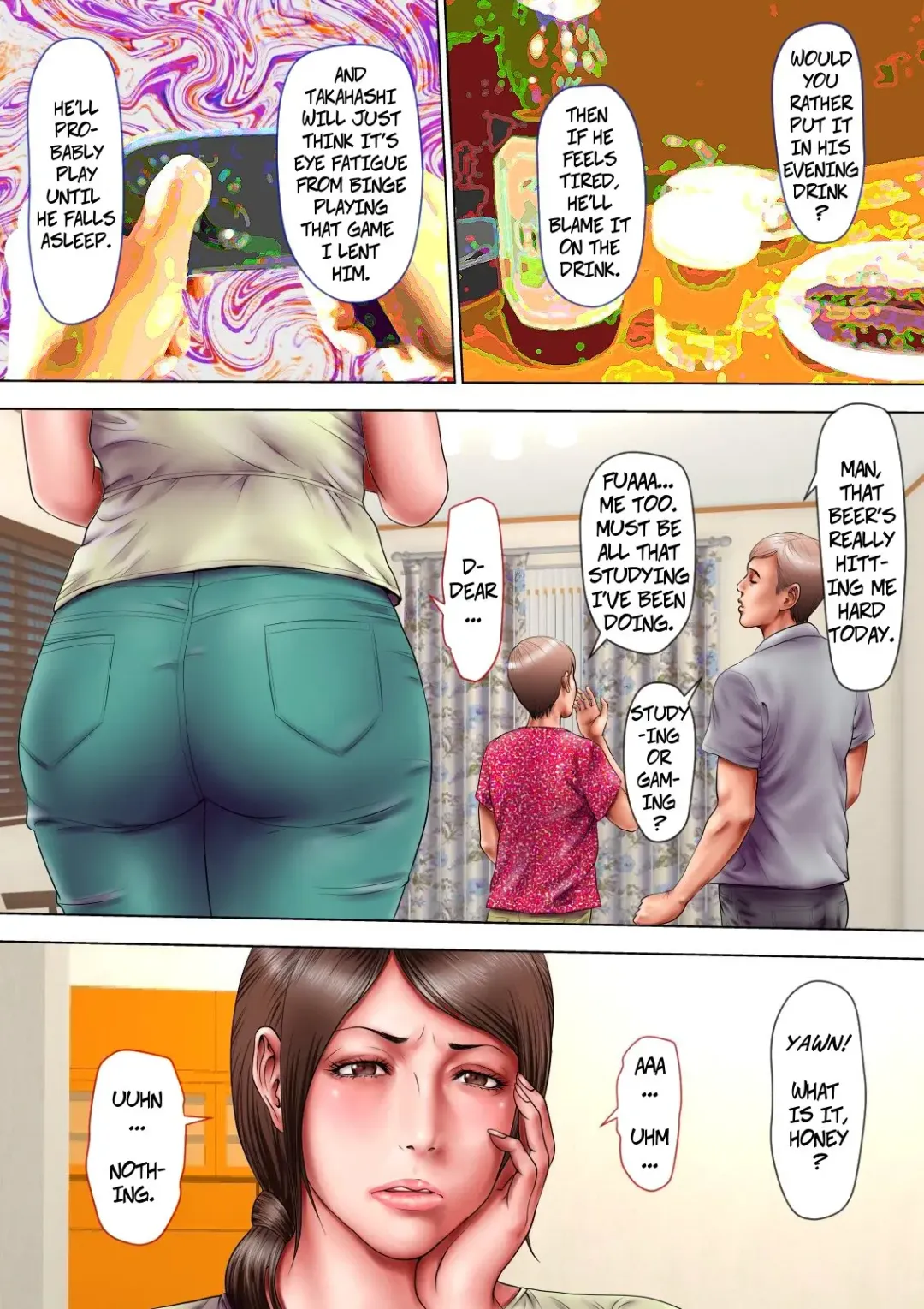 Akogare no Oba o Netoru | Cheating With My Sexy Aunt Fhentai - Page 56