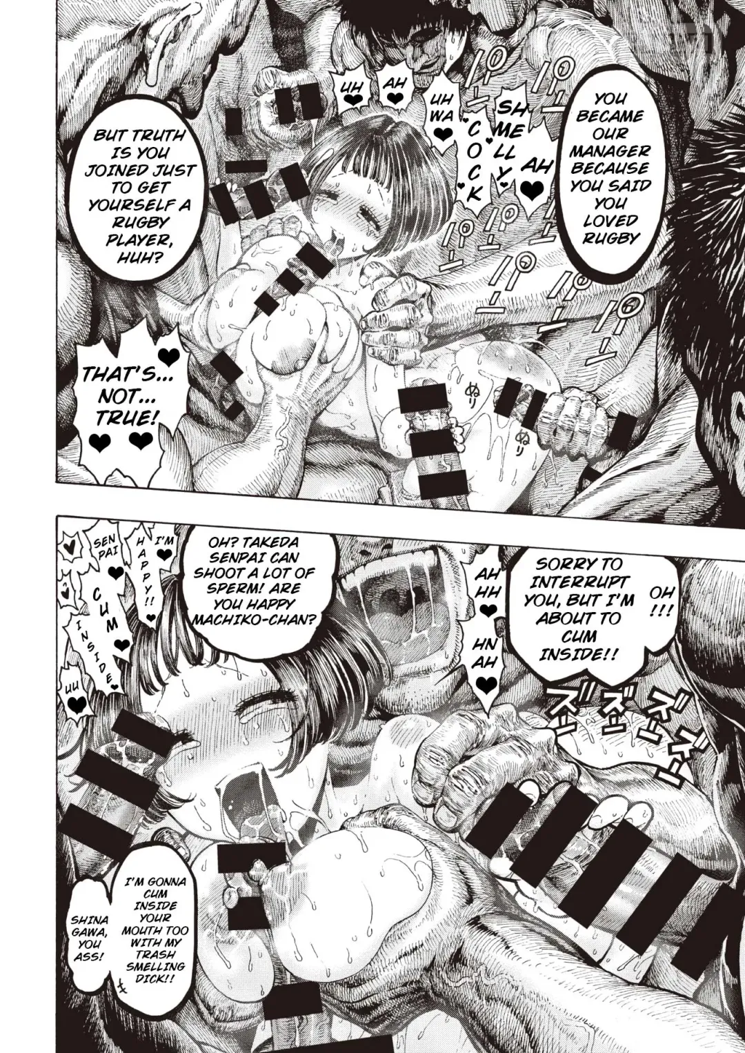 [Hirune] Uraniwa Daigaku Rugby-bu | University Backyard Rugby Club Fhentai - Page 14