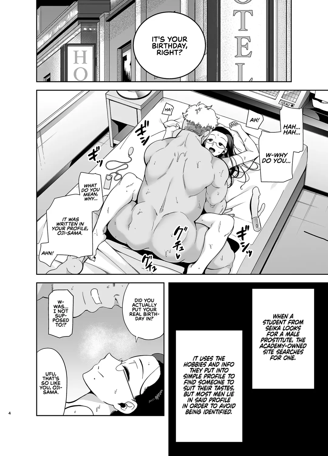 [Kurosu Gatari] Seika Jogakuin Koutoubu Kounin Sao Oji-san 3 | Seika Girls' Academy Official Rod Oji-san 3 Fhentai - Page 4