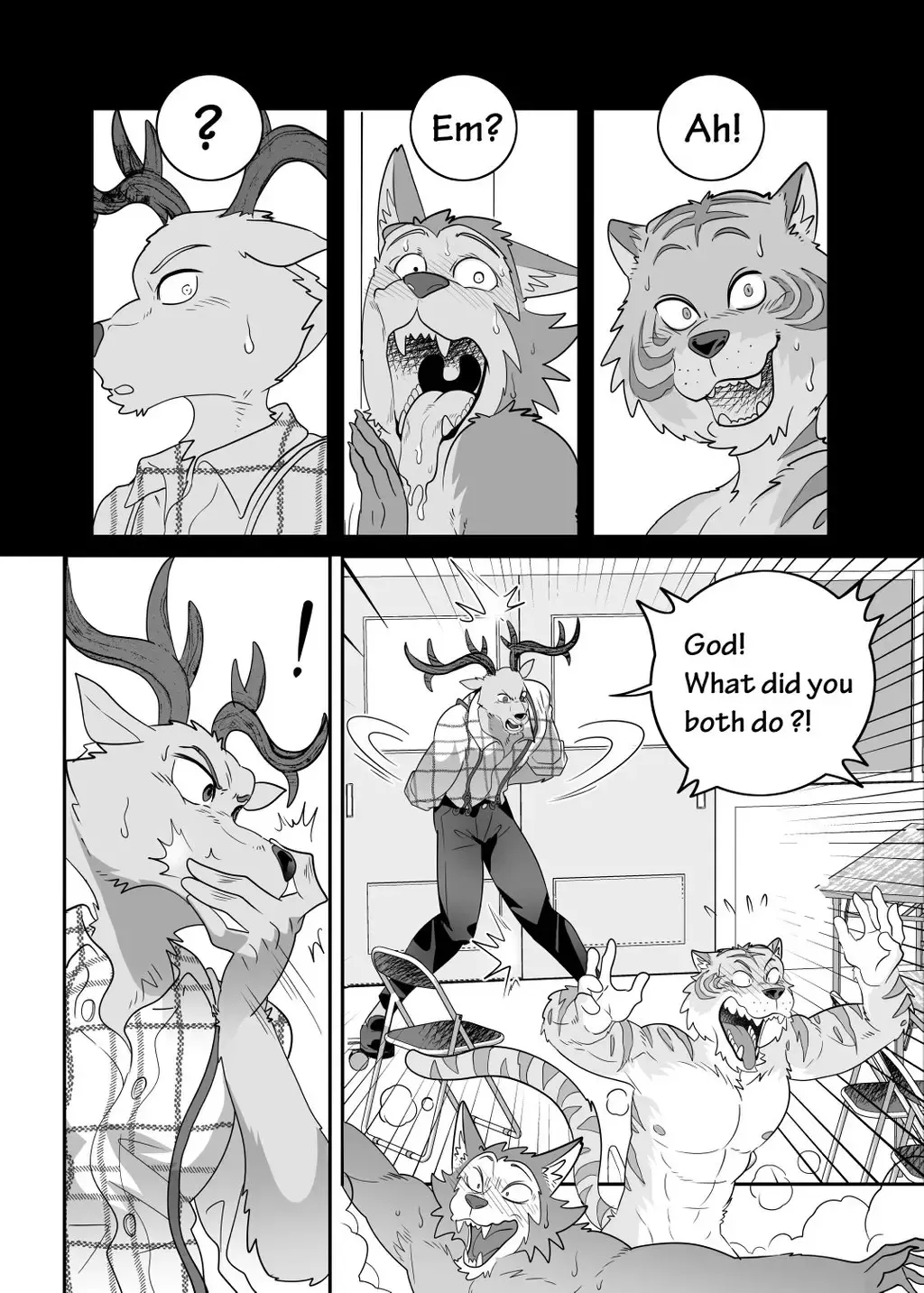 [Kuma Hachi] Sex Education from Tiger and Deer Fhentai - Page 21