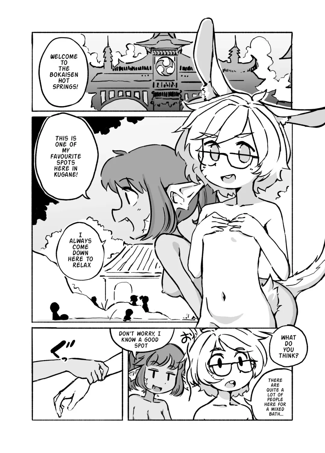 [Orenji] Bokaisen Hot Springs Fhentai - Page 1