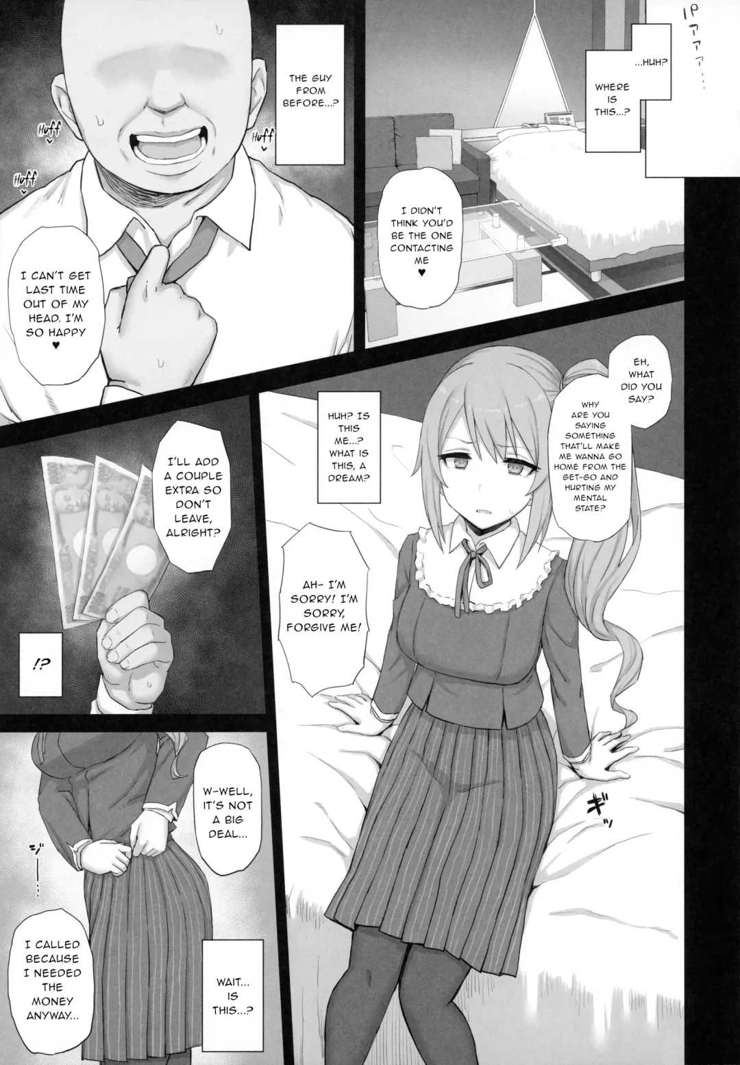 [Gomu] Ojou-sama Gakkou ni Kayou Binbou Shoujo wa Touzen no You ni Papakatsu ni Kiketsu Suru Fhentai - Page 4