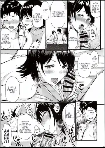 [Saemon] Ore no Hajimete wa Oumi-san ni Ubawaretai!! | I Want Senpai to Take My First Time!! Fhentai - Page 14