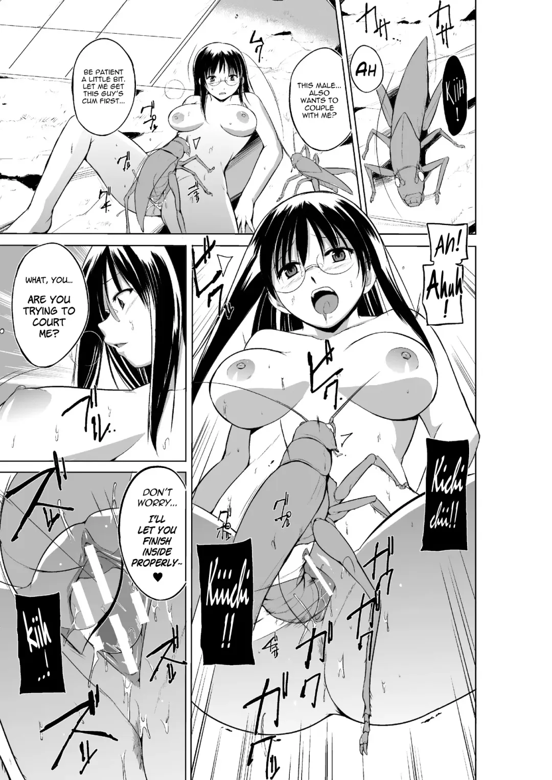 [Chiba Tetsutarou] Mushi Asobi Oyako Koubi | Insect Play - Mother and Daughter Bug Rape Fhentai - Page 95