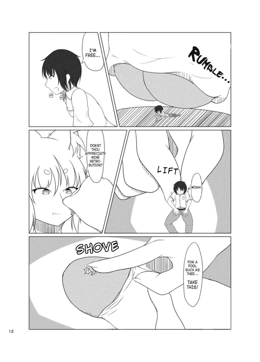 [Kotora Nue] Inari Matsururu Yashiro ni te | Shrine of the Sacred Fox (decensored) Fhentai - Page 12