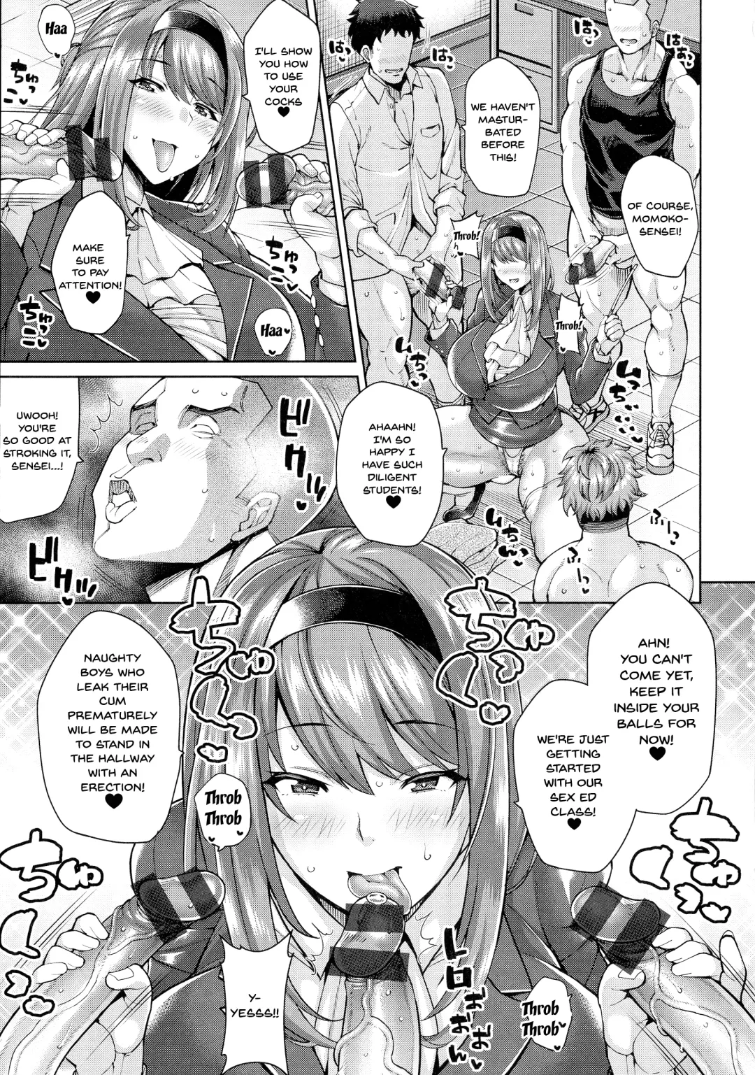 [Drachef] Momoko-sensei no Tanoshii Seikyouiku | Momoko Sensei's Fun Sex-Ed Class Fhentai - Page 3