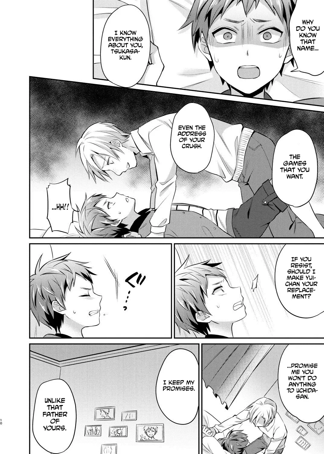 [Erutasuku] Dakara Boku wa Shinyuu no Musuko o Okasu | That's Why I'm Going to Rape My Best Friend's Son Fhentai - Page 11