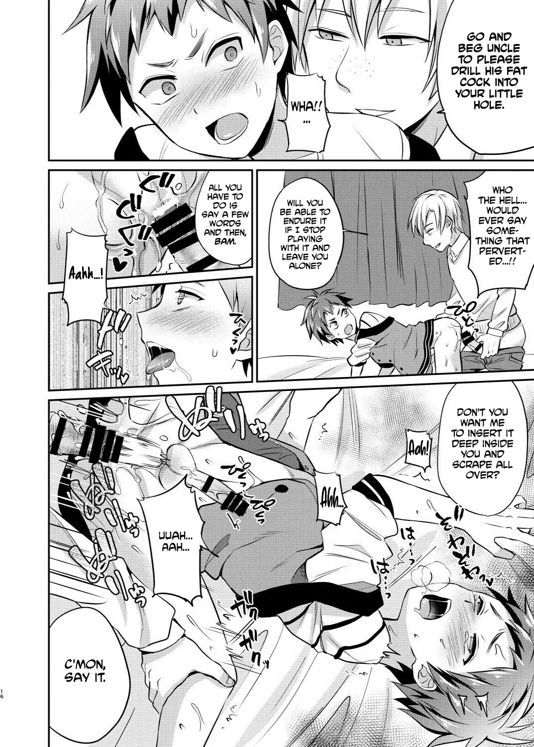 [Erutasuku] Dakara Boku wa Shinyuu no Musuko o Okasu | That's Why I'm Going to Rape My Best Friend's Son Fhentai - Page 17