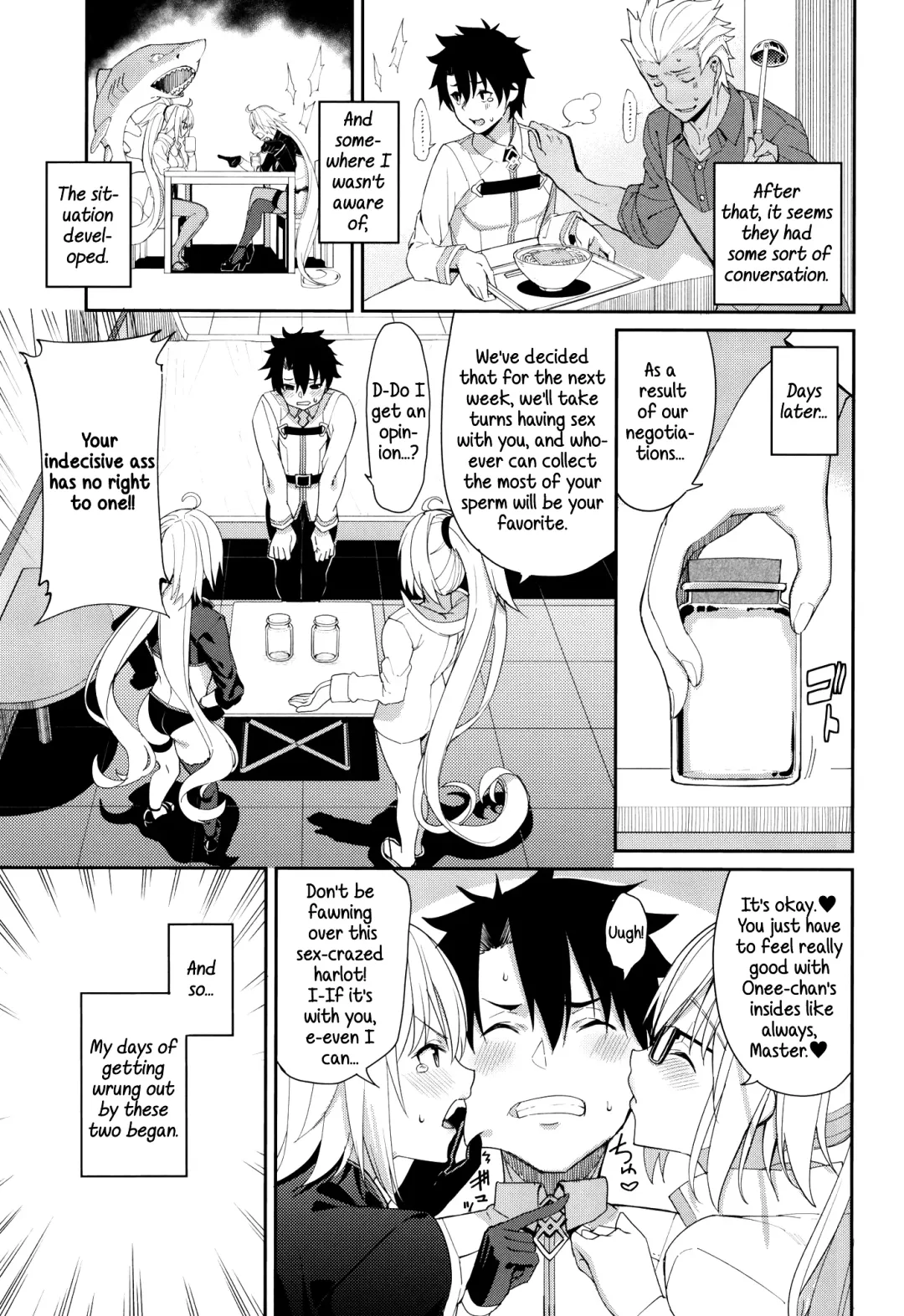 [Tel] Jeanne to Alter no Sakusei Shuukan | A Week Of Getting Milked By Jeanne And Alter Fhentai.net - Page 4