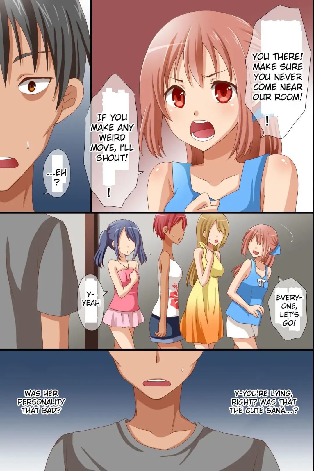 [Asazuki Norito] Namaiki na Meikko-tachi ga Asobi ni Kita node Mahou no Kagami de Juujun ni Shite Kawaii Boku Senyou Dorei ni Shita Fhentai - Page 5