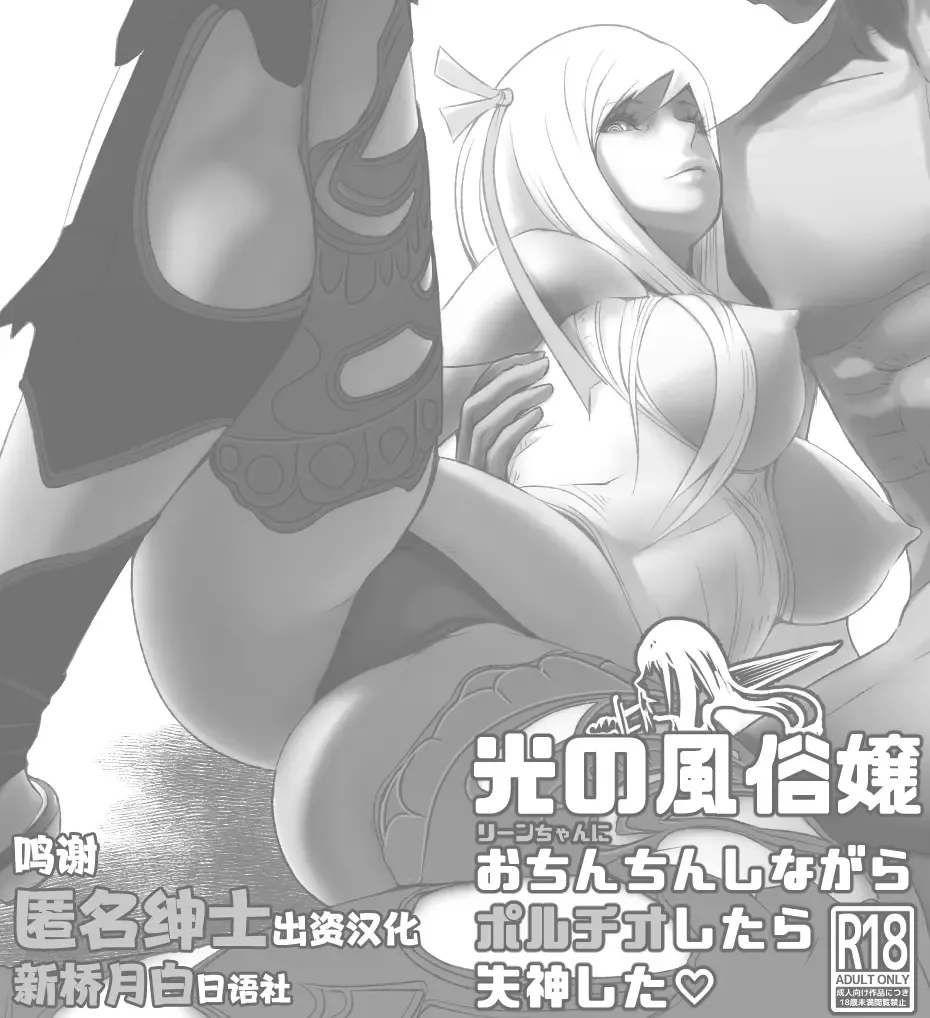 [Nikumansho] Hikari no Fuuzoku Jou ni Portio Shitara Shisshin Shita Fhentai - Page 1
