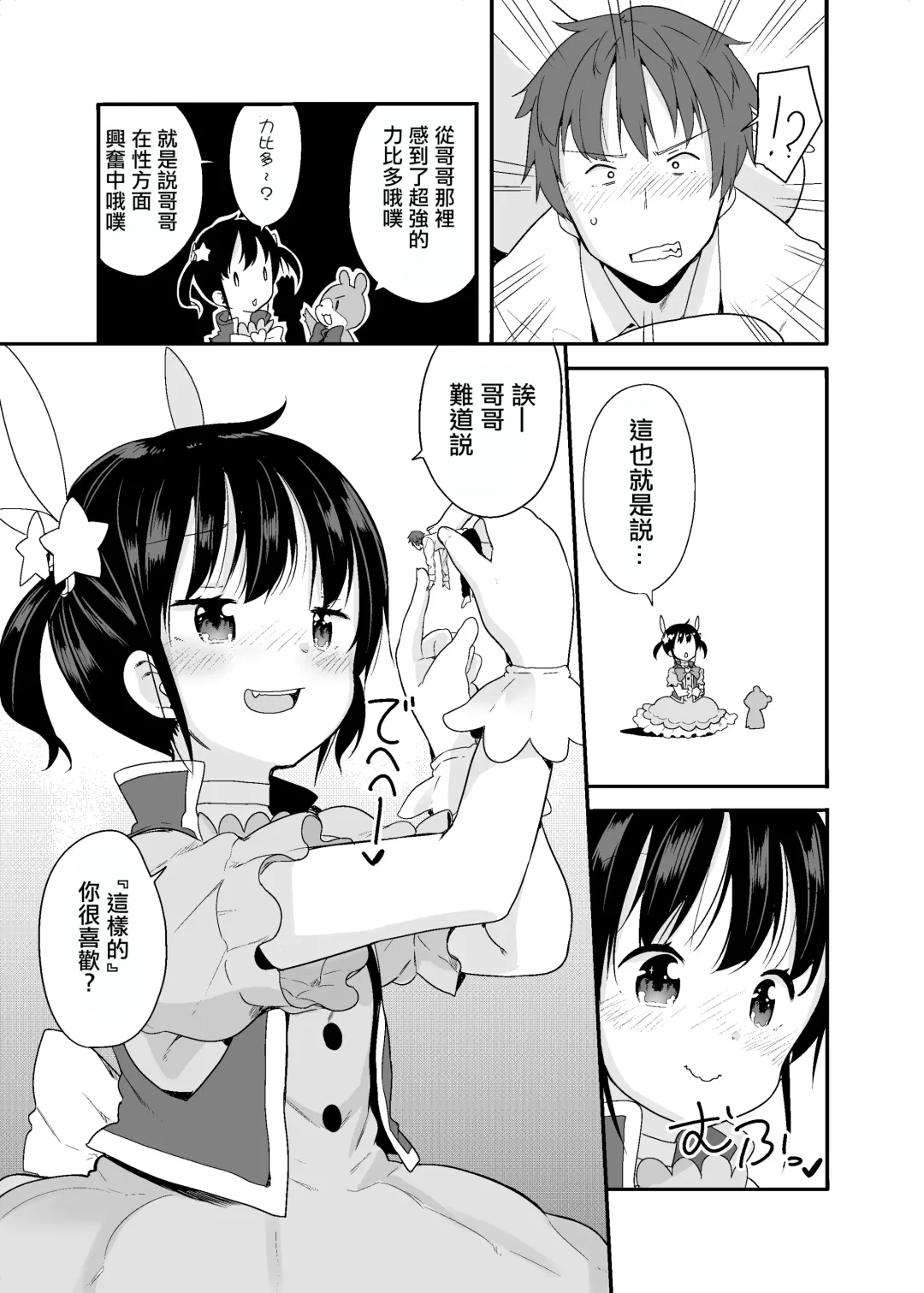 [Fuyuno Mikan] Mahou Shoujo na Imouto to Chiisana Onii-chan (decensored) Fhentai - Page 10