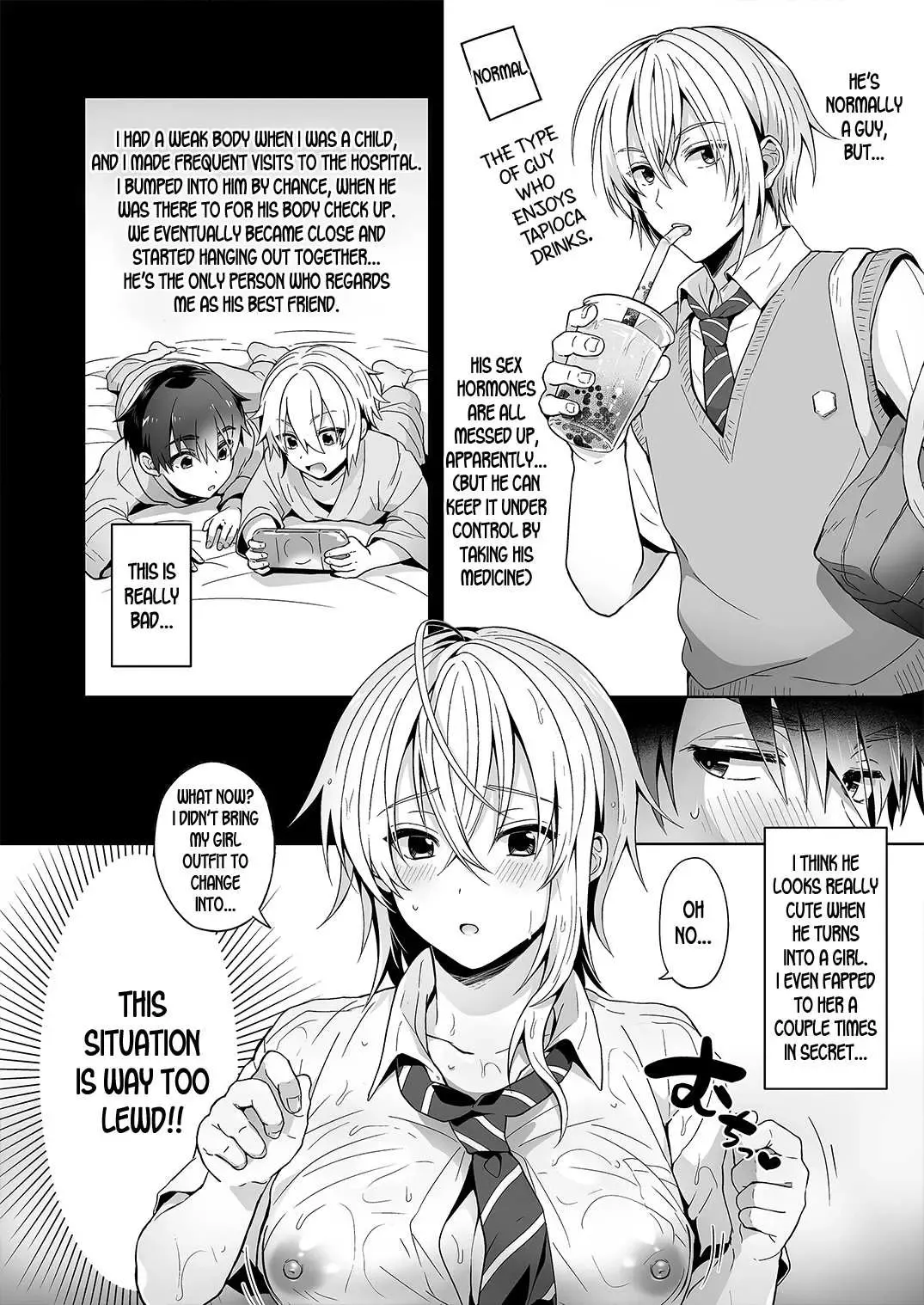 [Uten Ameka] Ore No Shinyuu Wa TS (Seitenka) Taishitsu Fhentai - Page 6