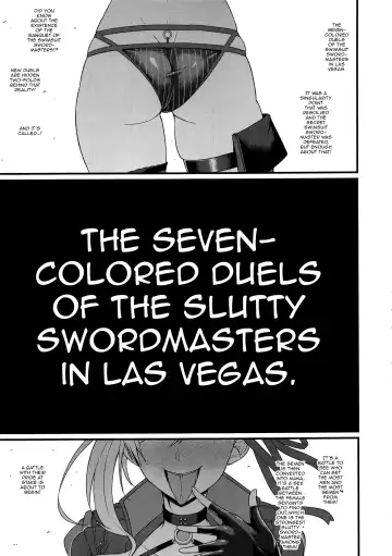 [Ankoman] Las Vegas Bitch Kengou Sex Nanairo Shoubu | The Seven Colored Duels of the Slutty Swordmasters in Las Vegas Fhentai - Page 2