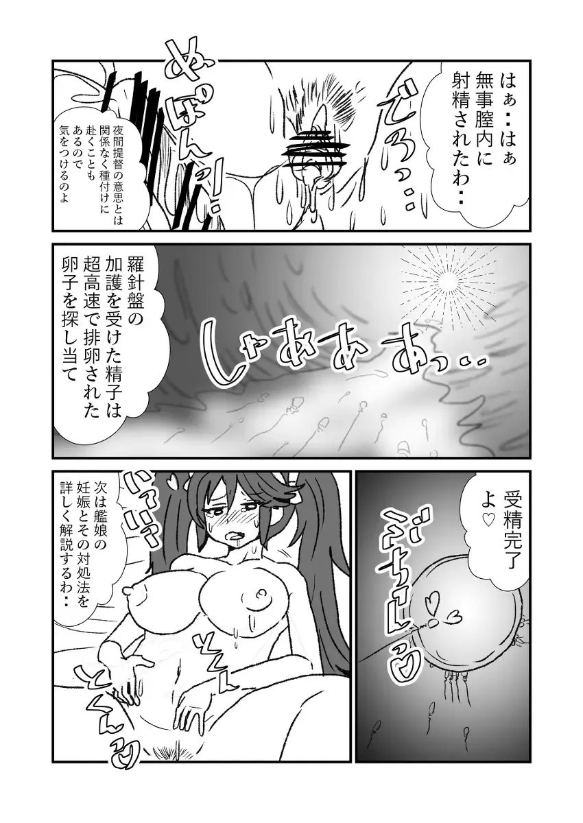 [Kuroihi] Ze~ttai? Teitoku to Rashinban Chinjufu Fhentai - Page 144