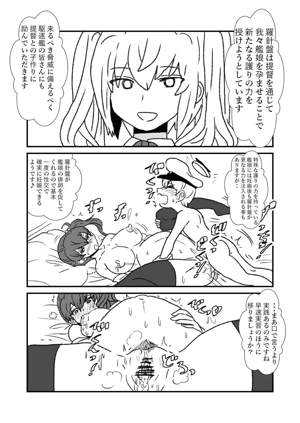 [Kuroihi] Ze~ttai? Teitoku to Rashinban Chinjufu Fhentai - Page 70