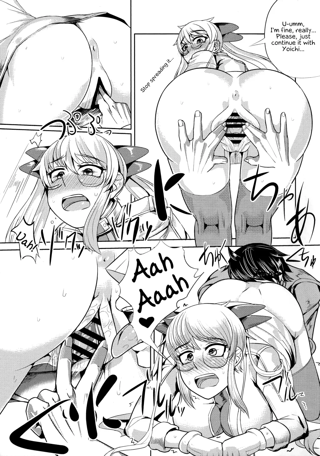 [Yanase Kotatsu] Nagasarerumama Yoicchi to Oppai-nu ga Toyotoyo to Nobunobu ni Yararechau Hon | Drifting Along, Yoichi and Boobieinu End Up Being Ravaged by Toyotoyo and Nobunobu Fhentai - Page 23