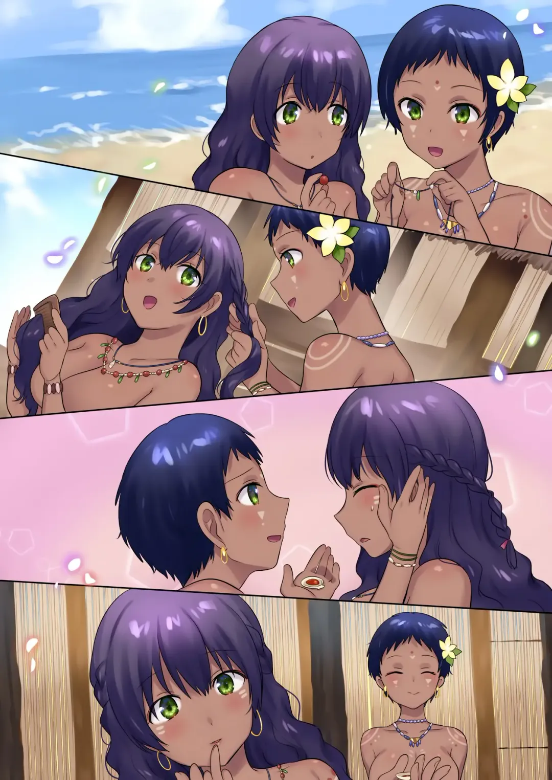 [Hiiragi Popura] Mikai no Kotou de Buzoku no Ichiin♀ ni natte Shinyuu no Yome ni natta Ohanashi Fhentai - Page 26