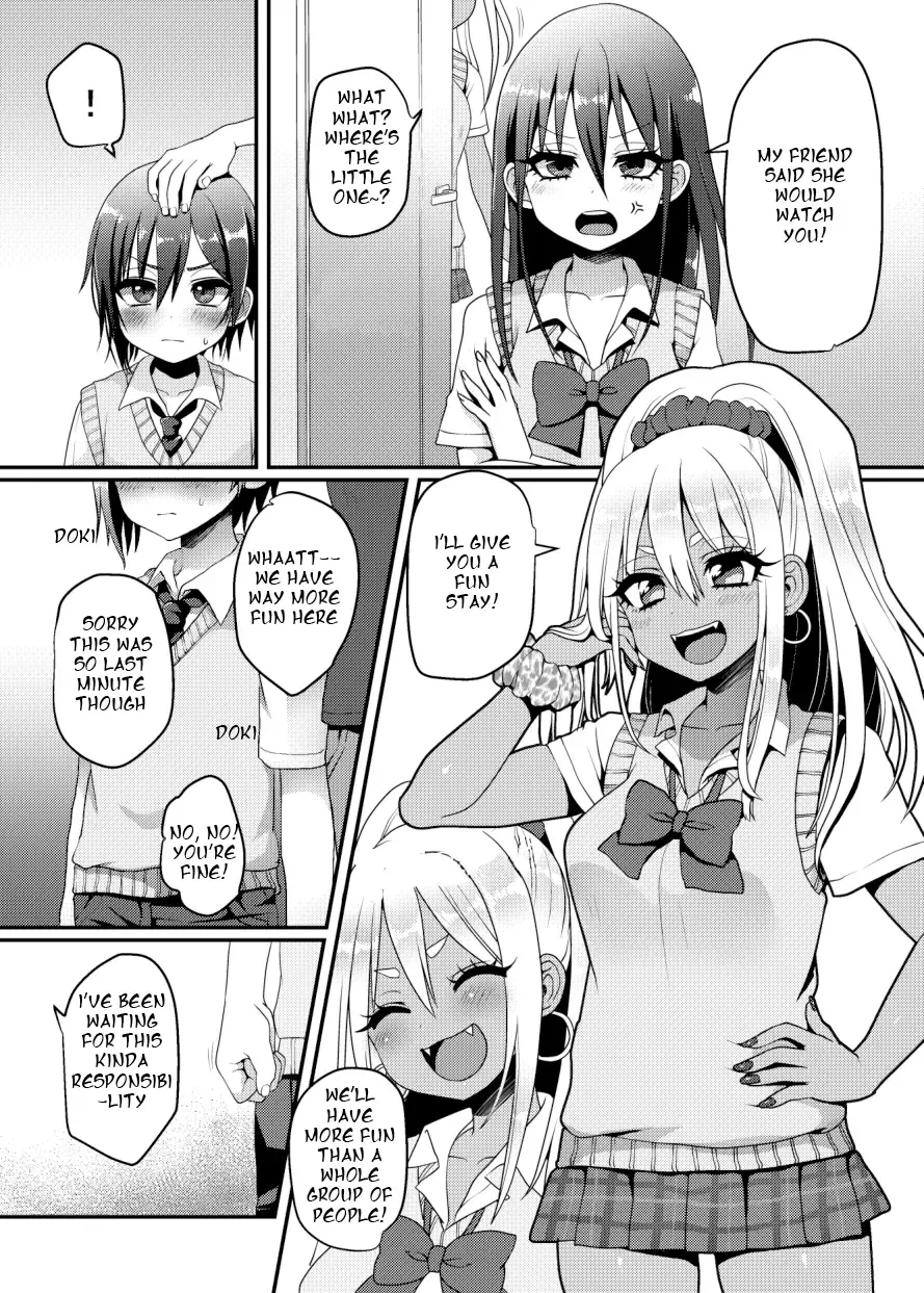 [Poron] Kuro Gal-chan to Masegaki no Ecchi na Otomarikai Fhentai - Page 3