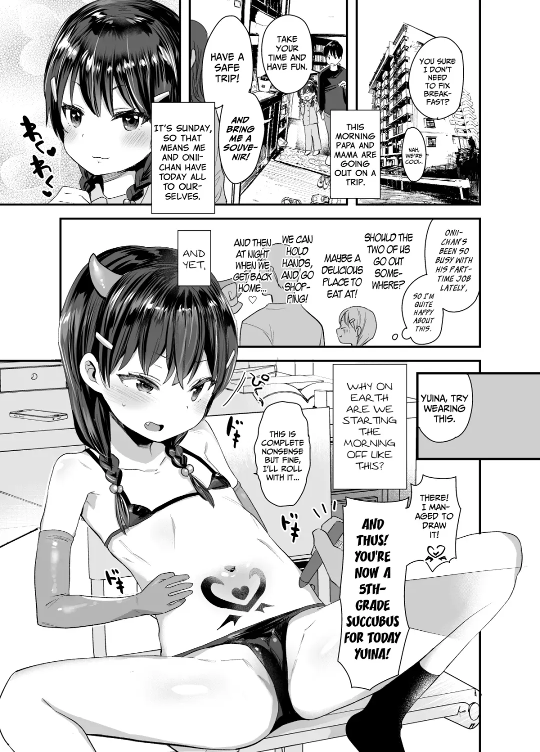 [Ronrinri Ronri] Cosplay Shitatte Succubus ni wa Narenai yo Onii-chan!| Even If I Cosplay as a Succubus I Can't Become One Onii-chan! Fhentai - Page 2